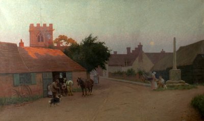 Abendglühen, 1909 von Tom Trythall Rowe